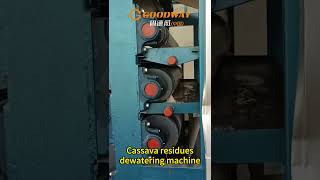 Belt type press filter machine cassava residues dewatering machine fiber pressing machine [upl. by Cerveny856]