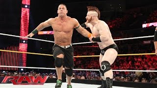 John Cena vs Sheamus Raw Sept 14 2015 [upl. by Kessler797]