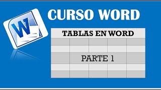 Desde Cero  Introducción a Tablas en Word para hacer Planillas [upl. by Abeu]