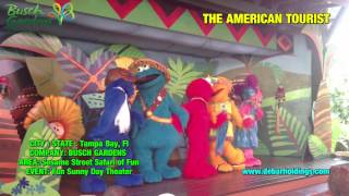 Sesame Street  Fun Sunny Day Theater Safari of Fun  Busch Gardens Tampa Florida [upl. by Yro402]