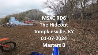 MSXC RD 6 The Hideout Tompkinsville KY 01072024 Masters B [upl. by Yhtomiht293]