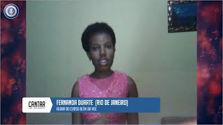 Depoimento Alunos  Fernanda Duarte [upl. by Aelber458]