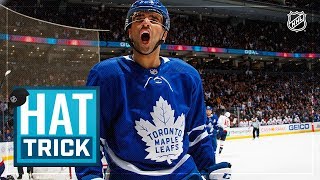 Nazem Kadri paces Leafs with fifth career hatty [upl. by Annanhoj]