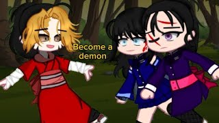 Become a demon  SWAP AU  ✨206k special✨  Demon Slayer  Gacha [upl. by Norag]