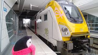 🐧 NMBSSNCB M7 train  🇧🇪 Mons  29 March 2024 [upl. by Lalitta]