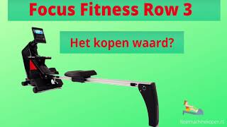 Focus Fitness Row 3  Het Kopen Waard Review [upl. by Peirce754]