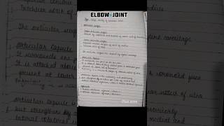 Elbow Joint Movement Applied Anatomy Tennis elbow🎾 studynotes [upl. by Ress474]