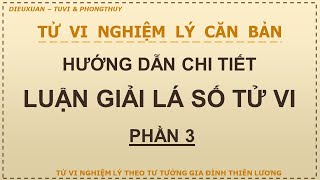 Nghiệm lý Hướng dẫn luận giải lá số Tử Vi  Phần 3 [upl. by Scopp999]