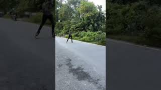 girlsreactionskating 2ksubscriber rollerskating india inlineskating skater girlreaction [upl. by Ayram]