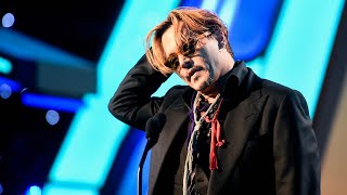 Johnny Depp Drunk at Hollywood Film Awards VIDEO [upl. by Panther]