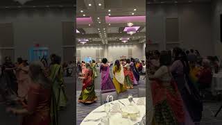 Vibrant Garba Dance Performance at Event  Traditional Indian Dance [upl. by Eimrej]