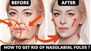 10 MIN  ANTIAGING FACE LIFITNG EXERCISES FOR NASOLABIAL FOLDS LAUGH LINES SMILE LINES [upl. by Calvo]