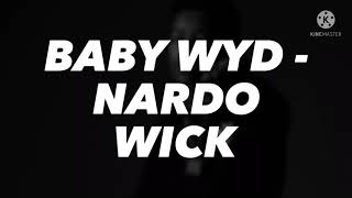 Nardo Wick  Baby WYD lyrics [upl. by Hillery]