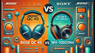 Bose QuietComfort 45 VS Sony WH1000XM4 [upl. by Onaicilef]