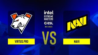 Virtuspro vs NAVI  IEM Rio 2024  Quarterfinal [upl. by Ahsiele]