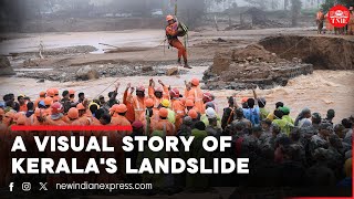 Keralas Catastrophe Images of a Landslide that Claimed Over 150 Lives [upl. by Salli]