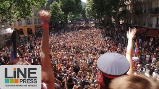 Gay Pride Paris 2015  Paris  France 27 juin 2015 [upl. by Eitsrik38]