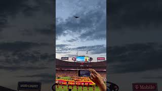 B2 stealth Flyover 2024 Kansas City Chiefs Home opener [upl. by Llenil]