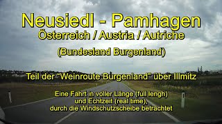 NeusiedlSee – Pamhagen  Österreich Burgenland – Komplett Full length  Echtzeit Real time [upl. by Bolte]