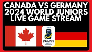 CANADA VS GERMANY WORLD JUNIORS 2024 LIVE  IIHF WJC 2024 Germany vs Canada Live Stream [upl. by Felicdad]