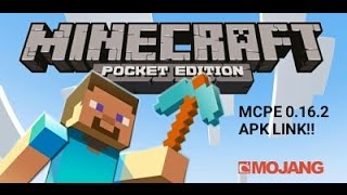 Minecraft PE 0162  MCPE 0162 REALESED  IOS DOWNLOAD LINK Pocket Edition [upl. by Anom]