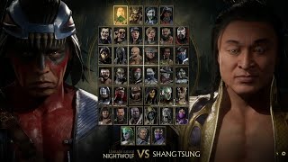 Nightwolf Vs Shang Tsung Mortal kombat 11 [upl. by Adabelle]