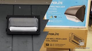 LED Outside Flood Lights  HYPERLITE Wall Packs OVAL amp MOON Series [upl. by Adnaloj]