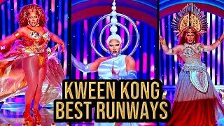 Kween Kong Best Runways of Rupauls Drag Race Global All Stars Reviewed [upl. by Evy500]