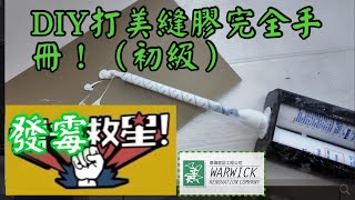 如果你屋企d玻璃膠發曬霉就要睇呢條片！一勞永逸解決玻璃膠發霉問題！手拖手教你自己做美縫！ [upl. by Leonid]