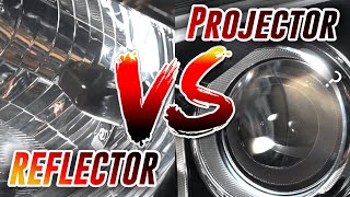 Quick tips before you replace your headlight  Projector vs Reflector [upl. by Sontich]