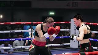 Delfine Persoon vs Jelena Mrdjenovich Womens Boxing [upl. by Stutman]