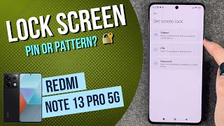 screen lock redmi note 13 pro [upl. by Ledah]