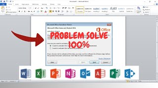 Microsoft office activation wizard This copy of Microsoft office is not activated  MS Office error [upl. by Ihteerp244]