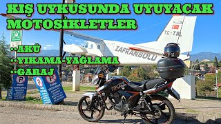 MOTOSİKLETİ KIŞ UYKUSUNA YATIRACAKLARIN İSTEDİĞİ VİDEO [upl. by Geaghan]