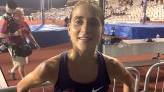 Amanda Vestri says her future is in the marathon after finishing 7th at 2023 NCAA Outdoor Champs [upl. by Nyleak]