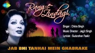 Jab Bhi Tanhai Mein Ghabrake  Ghazal Song  Chitra Singh [upl. by Adnirb]