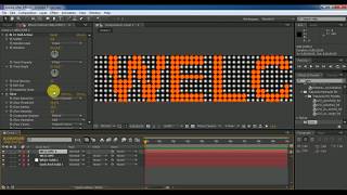 After Effects how to Create Led Text Sign Board [upl. by Zelikow]