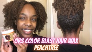 ORS COLOR BLAST HAIR WAX REVIEW  Peachtree [upl. by Eseer282]