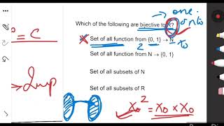 Cardinality of infinite set CSIR NET mathematics [upl. by Biddy54]