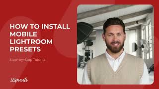 How to Install Lightroom Mobile Presets  No Computer Needed [upl. by Aimat448]