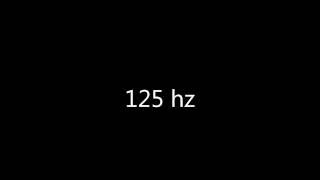 125 hz HD sine wave ISO standard EQ frequency [upl. by Alcinia]