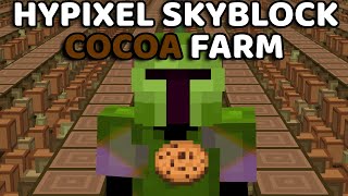 Best Hypixel Skyblock Cocoa Bean Farm [upl. by Benco319]