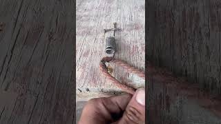 The process of installing shock absorbing springs with ropes [upl. by Enaamuj493]