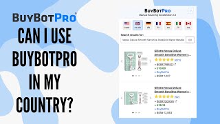 Can I Use BuyBotPro In My Country Available Amazon Marketplaces Explained [upl. by Aiker]