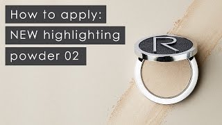 How to apply NEW highlighting powder 02 [upl. by Ilrahc]