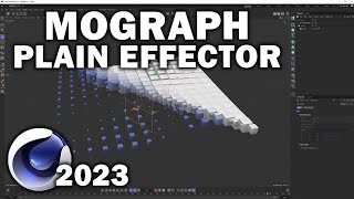 Cinema 4d 2023 Mograph Plain Effector [upl. by Joub823]