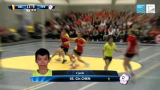 World Korfball Championships 2015  Belgium v Chinese Taipei  Extended Highlights [upl. by Aitropal]