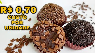 RECEITA DE BRIGADEIRO FAZ SUCESSO NA LOJA  LUCRO ABSURDO [upl. by Anirhtak]