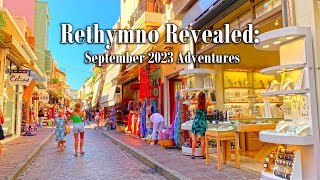 Exploring Rethymno Crete Hidden Gems amp Highlights  September 2023 [upl. by Nirrej]