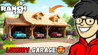 I BUILD A LUXURY GARAGE IN MY RANCH  RANCH SIMULATOR HINDI 20 [upl. by Divine604]